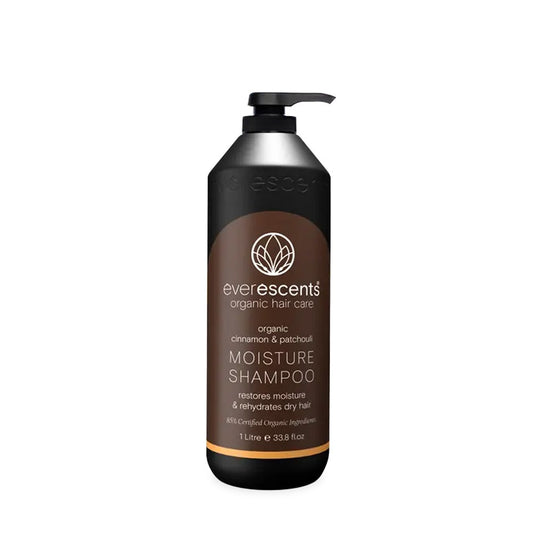 Everescents Organic Cinnamon & Patchouli Moisture Shampoo - 1 Litre