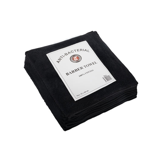 Barber Towel - 10pk (black)