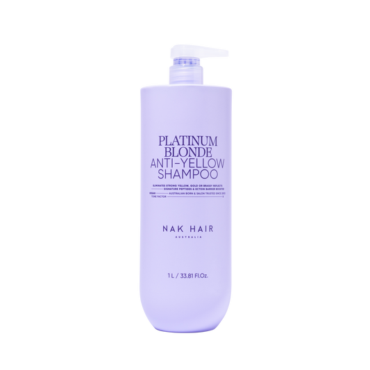 Nak Signature Platinum Blonde Anti-yellow Shampoo 1l