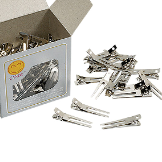 Angel Extensions Silver Curl Clips 100 Box