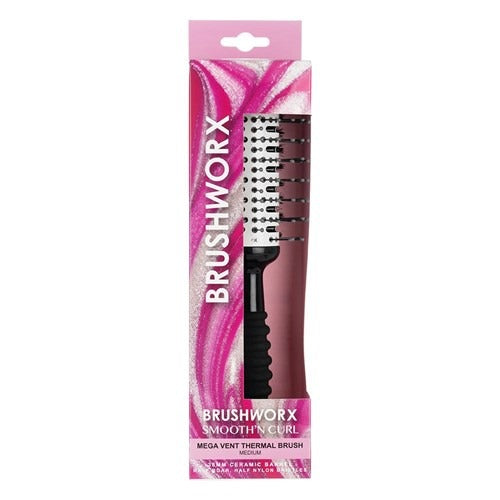 Brushworx - Smooth N' Curl Thermal/boar 38mm