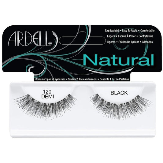 Ardell Professional Natural Strip Lash Demi Black 2pk - 120