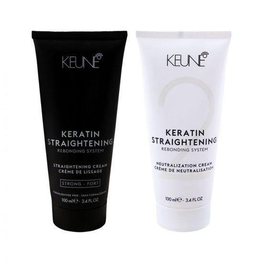 Keune Keratin Straightening Rebonding Kits *available To Qld Customers Only - Keratin Straightening Rebonding Kit 2 X 100ml - Normal