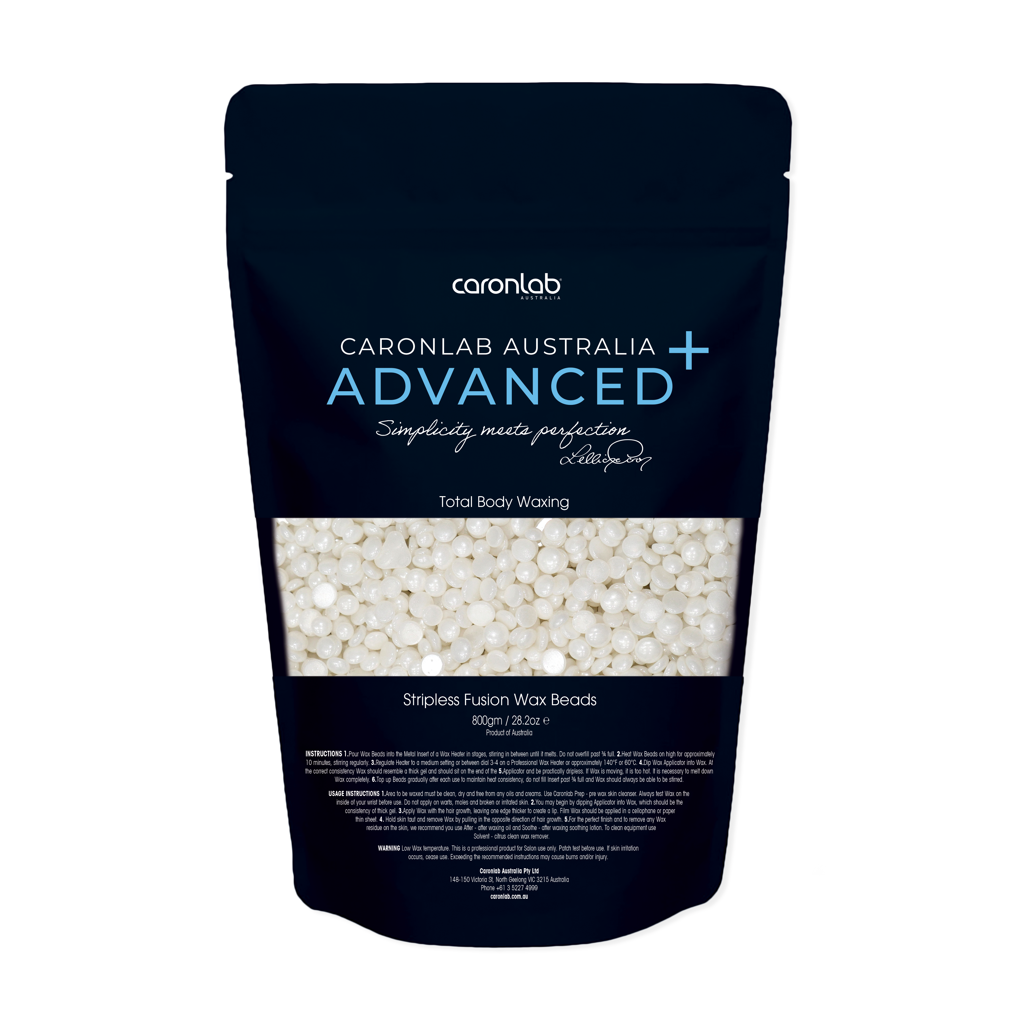 Caron Advanced+ Stripless Fusion Wax Beads - 800gm