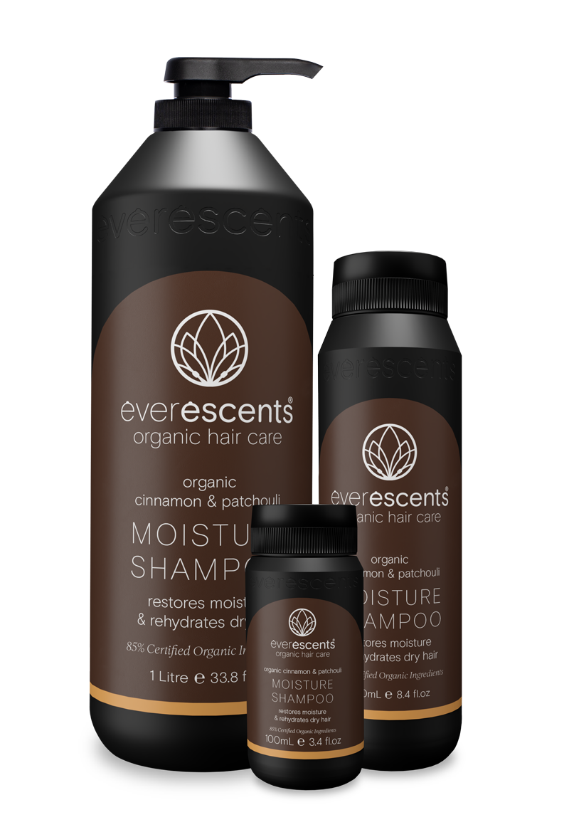 Everescents Organic Cinnamon & Patchouli Moisture Shampoo - 1 Litre