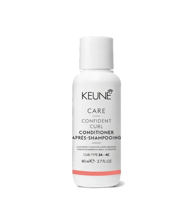 Keune Care Confident Curl Conditioner 80ml *available For Qld Customers Only