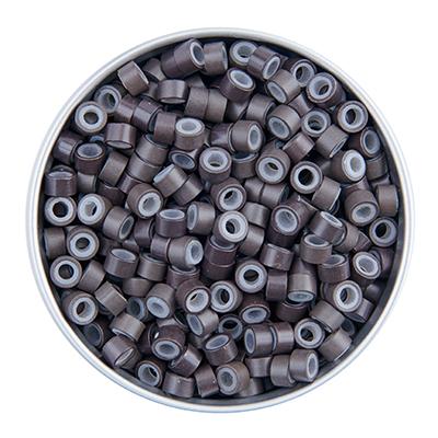 Angel Extensions Standard Silicon Beads 125pcs - Brown