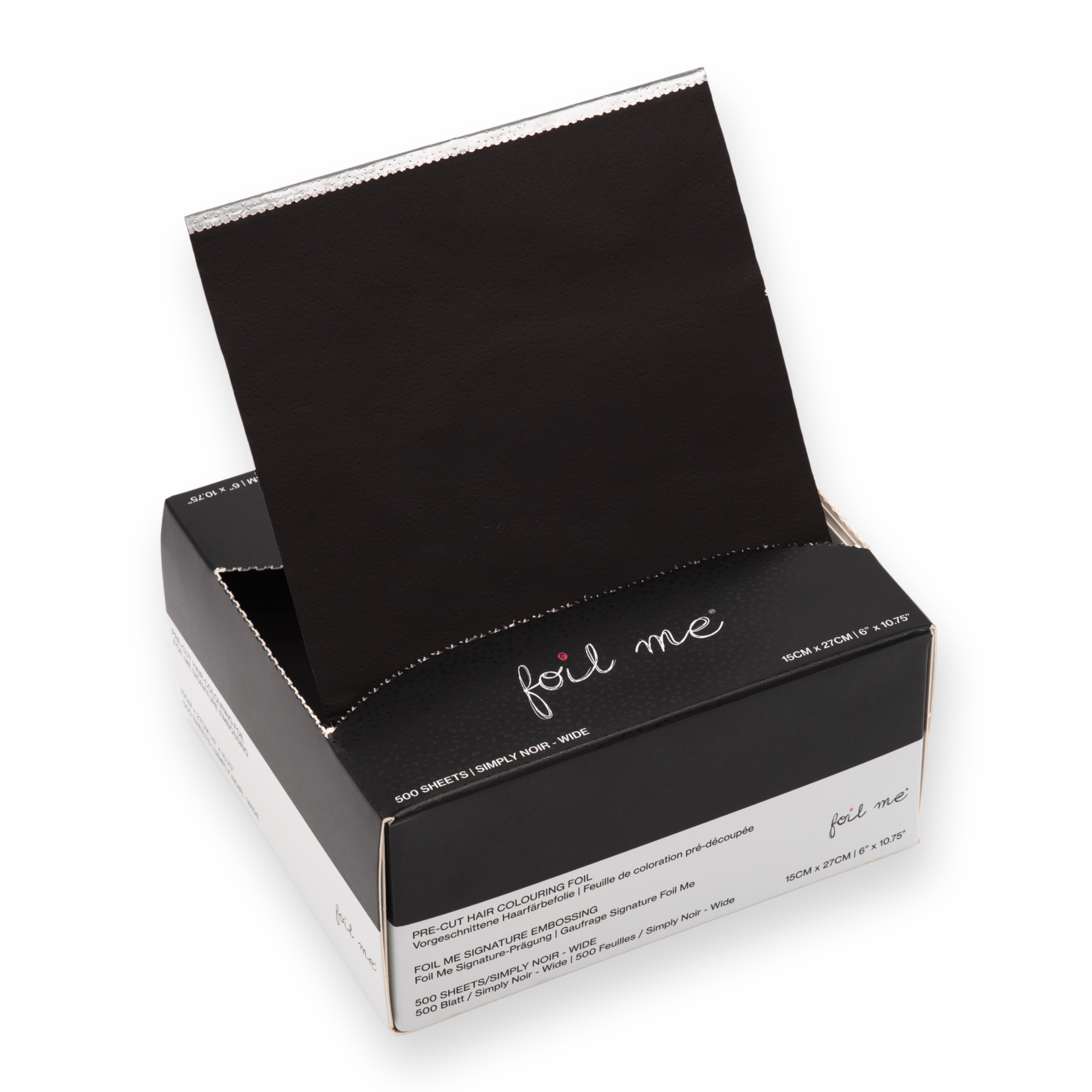 Foil Me - Simply Noir - Wide 15x27cm (500 Sheets)