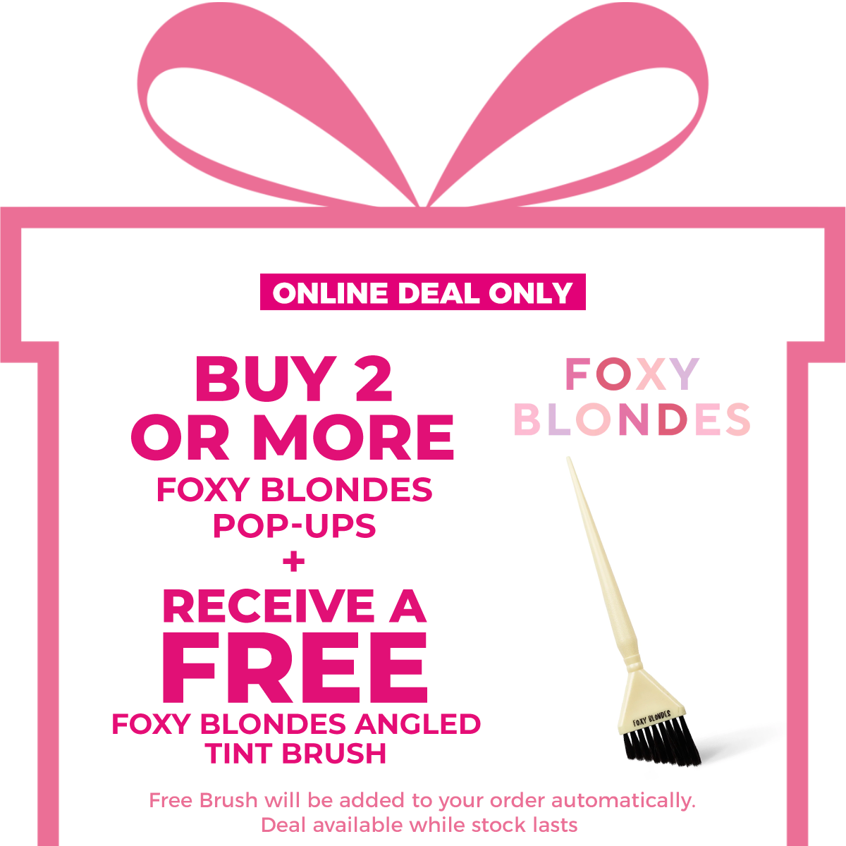 Foxy Blondes Pop-up - Woof