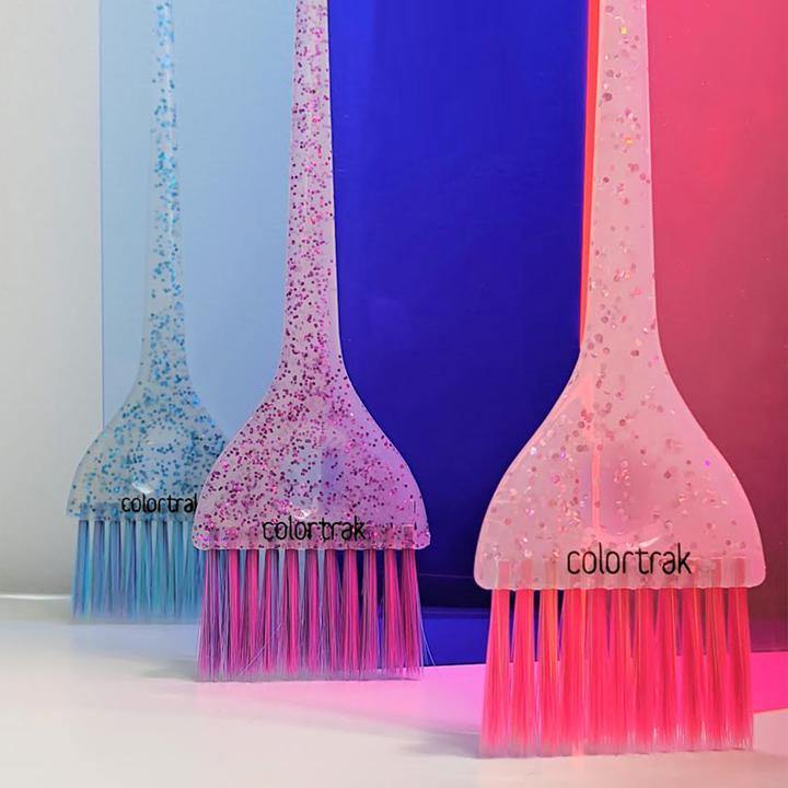 Colortrak Colours By Colortrak Glitter Brush - 3 Pack