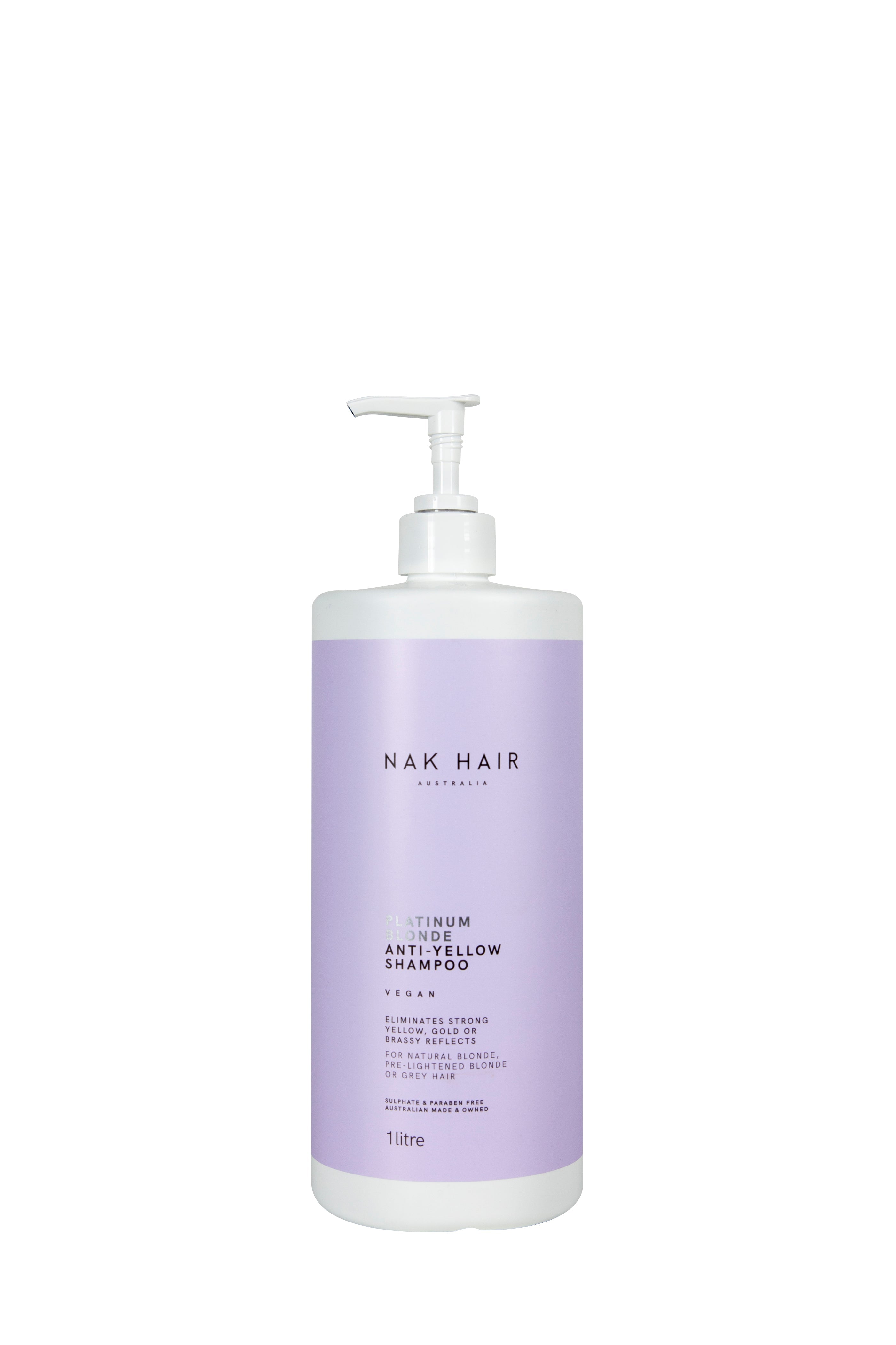 Nak Hair Platinum Blonde Shampoo - 1 Litre