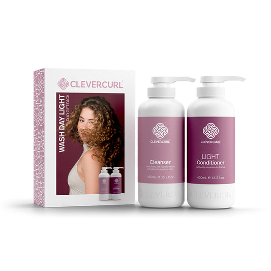 Clever Curl Wash Day Light Duo Pack
