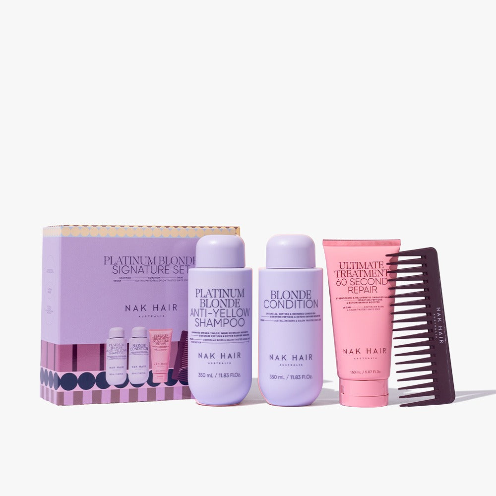 Nak Signature Trio Pack With Gift - Platinum Blonde