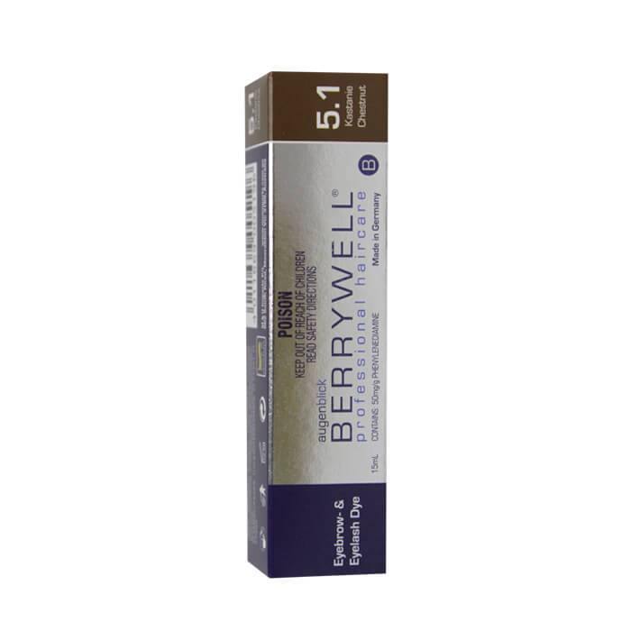 Berrywell Eyelash & Eyebrow Tint 15ml - 5.1 Chestnut
