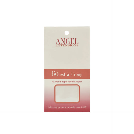 Angel Extensions Regular 4x0.9cm Extra Strong Replacement Tapes 60pk