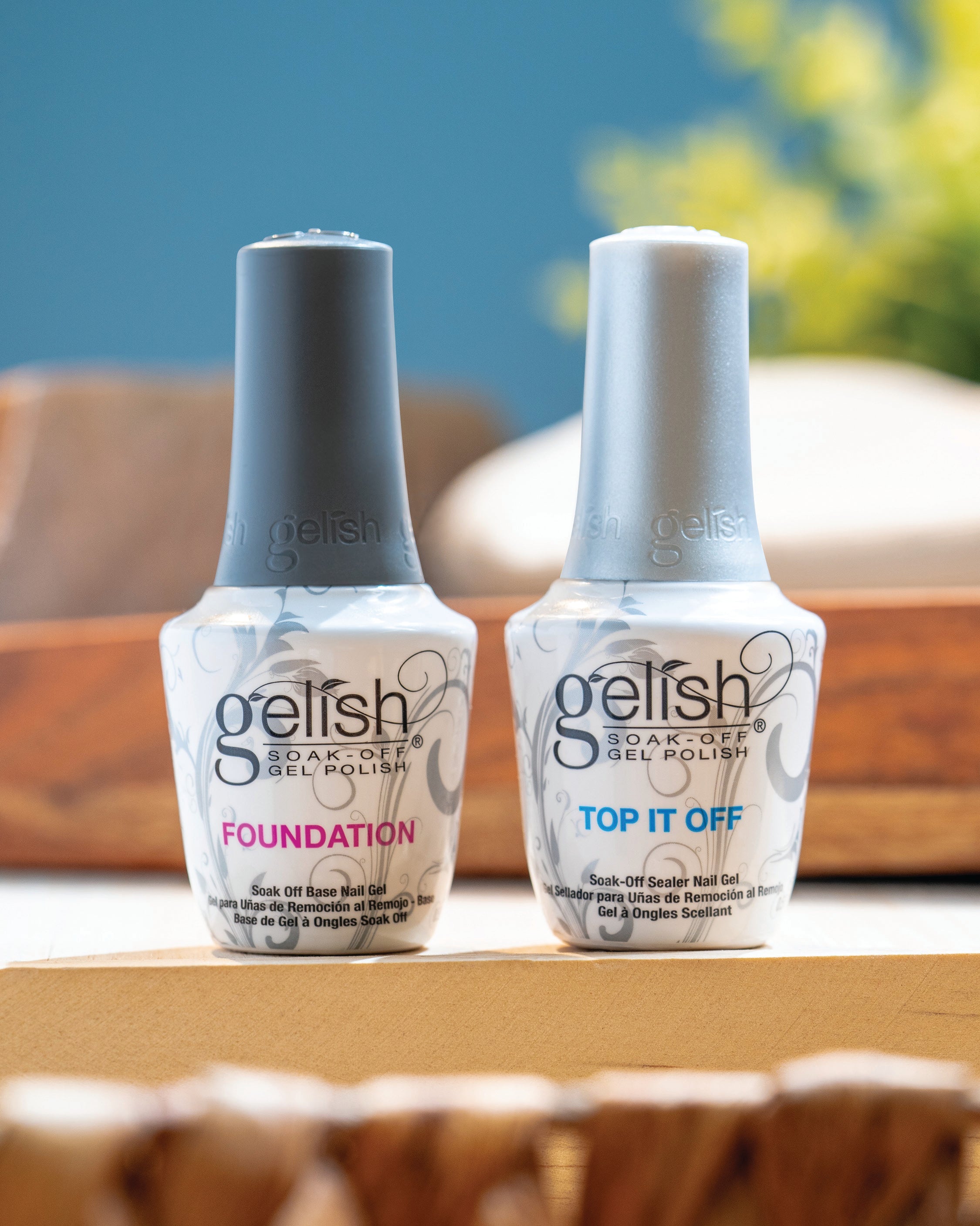 Gelish Dynamic Duo - Top It Off & Foundation Set - 15ml Each