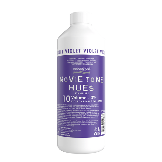 Natural Look Movie Tone Hues Violet Cream Peroxide 950ml - 10 Vol
