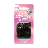 Gliders Snag Free Hair Elastics 4mm 30pc - Black