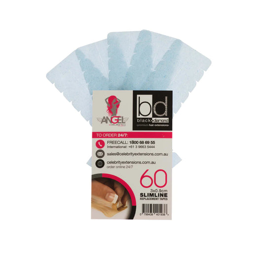 Angel Extensions Replacement Tapes Slimline Regular 3x0.9cm 60pk