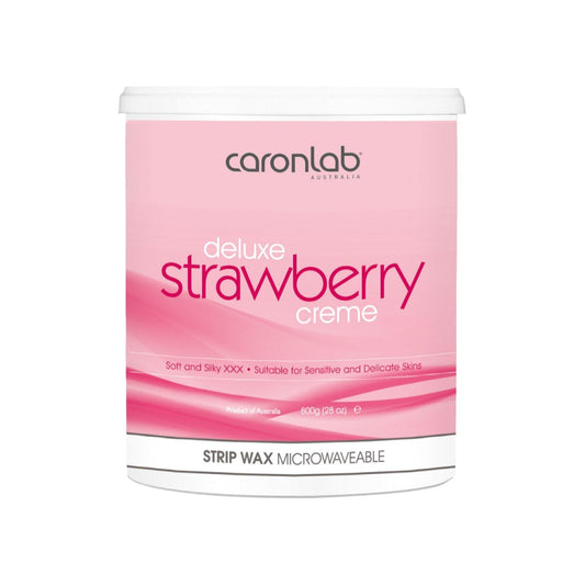 Caronlab Strawberry Creme Microwavable Strip Wax 800g