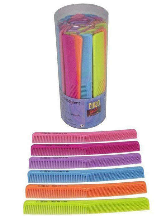 Eurostil Cutting Comb (each) Assorted Colours