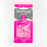 Freestyle Gliders Snag Free Hair Elastics 2mm 60pc - Clear