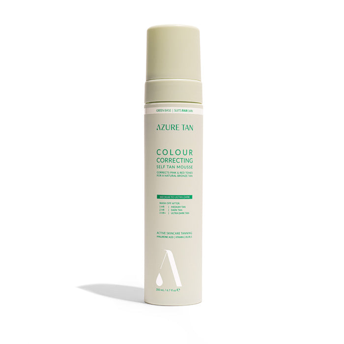 Azure Tan Self Tan Mousse - Green Base - Medium To Ultra Dark 200ml