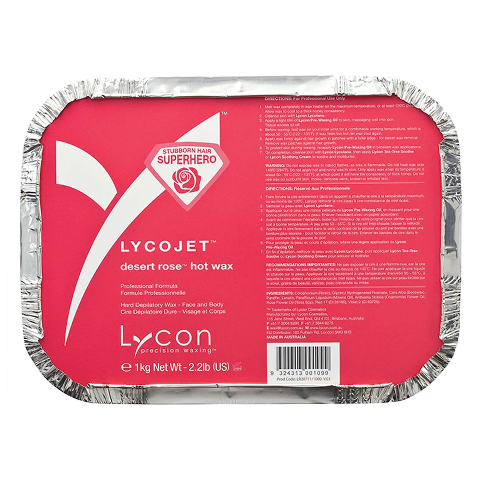 Lycon Lycojet Desert Rose Hot Wax 1kg